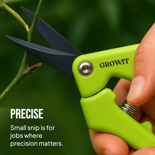 2-Pack Stainless Steel Gardening Scissors, Pruning Shears and Clippers - Image 3