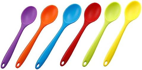 Jiozermi 6 Pcs Small Silicone Spoons - Image 5