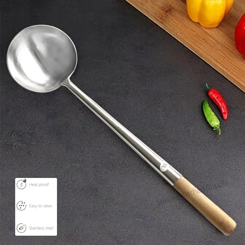 Sunrise Commercial Grade Wok Ladle 19.5" - Image 6