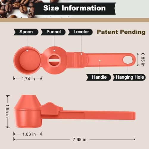 Coffee Scoop & Funnel for Reusable K Cup Refillable Coffee Pods, Coffee - Image 5