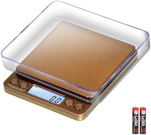 Fuzion Small Gram Scale 3000g, Digital Kitchen Food Scale, Gram and Ounce by Fuzion%C2%AE