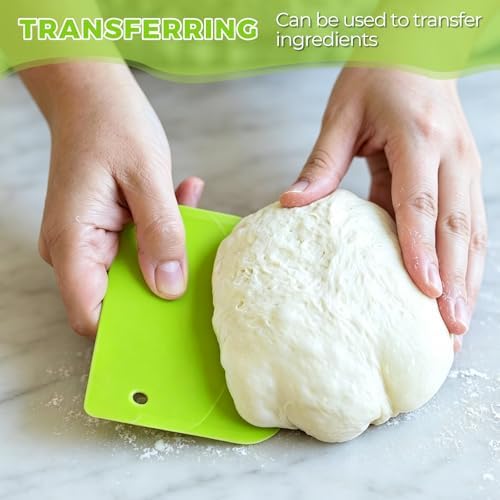 3PCS Dough Scraper Set, Bench Scraper - Image 4