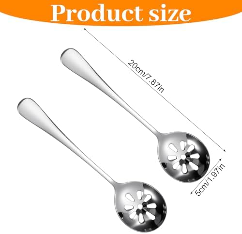 Slotted Spoon, Slotted Spoons for Soups Dips Cereals - Image 2