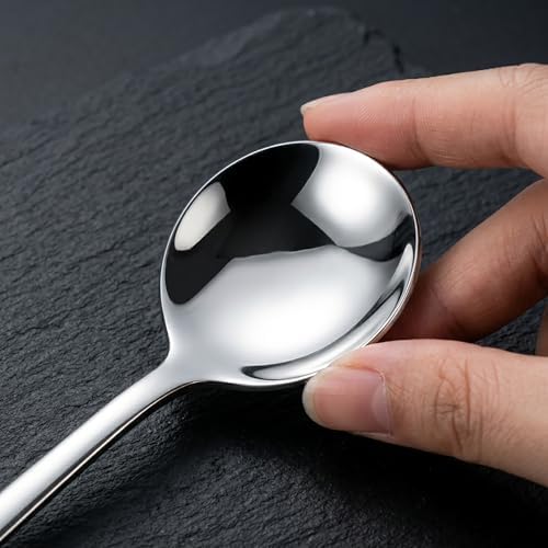 Long Handle Iced Tea Spoons, 7.9" 18/10 Stainless Steel Cocktail Stirring Spoons - Image 5