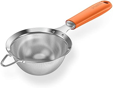 18/8 Stainless Steel Mesh Strainer: U-Taste 3.9 Inch Kitchen Fine Mesh Sieve by U-Taste