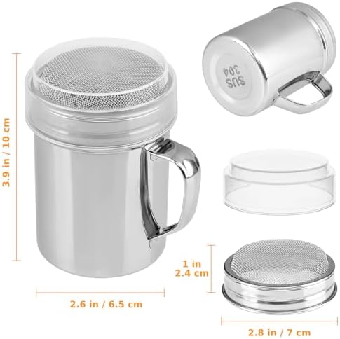 Accmor Powdered Sugar Shaker Duster, Cinnamon Shaker Flour Duster Sifter - Image 7