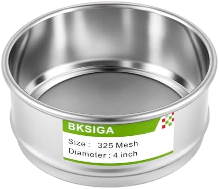 304 Stainless Steel Wire Cloth Lab Sieves, 325 Mesh Test Sieve by Unknown