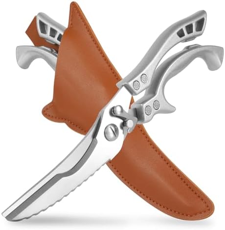 ANDONG Upgrade Heavy Duty Stainless Steel Kitchen Scissors by ANDONG