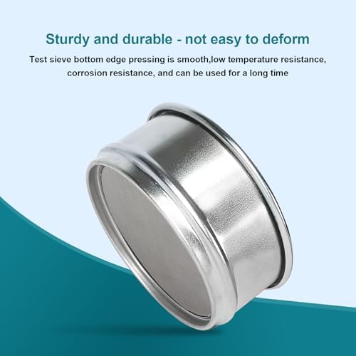 4" 304 Stainless Steel Lab Sieve, 100 Mesh Screen Sifter - Image 4