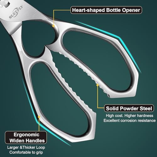 SUCCFLY Heavy Duty Kitchen Shears - Image 4