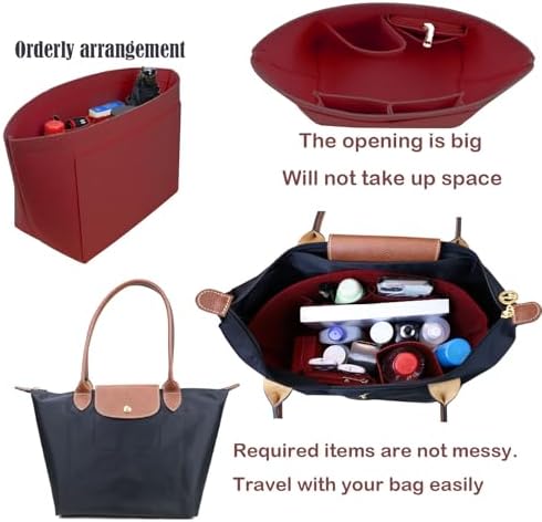 Lckaey Purse Organizer Insert for le pliage Le Pliage Neo Handbags Insert - Image 3