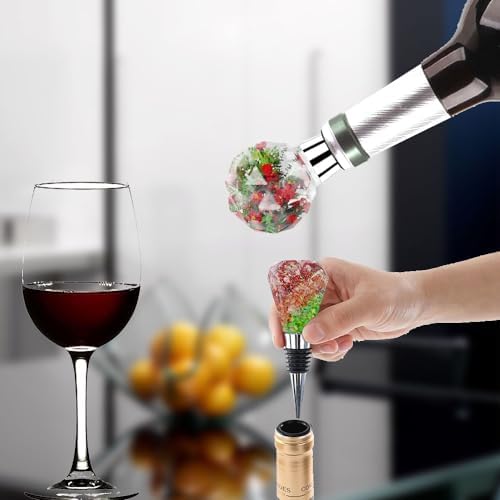 10 Pcs Wine Stoppers with Screw Fitting Accessories Set - Image 5