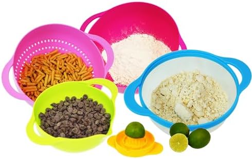 Southern Homewares 5-Piece Nesting Mixing Bowl Set - Image 2