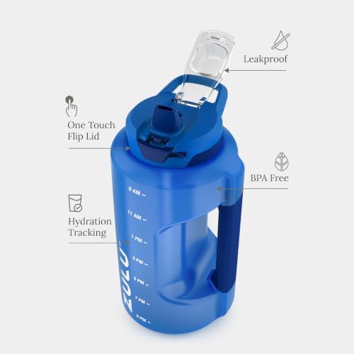 ZULU Goals 64oz BPA-Free Plastic Water Bottle - Image 2
