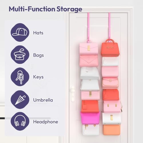 SWTYMIKI Over the Door Purse Organizer - Image 2