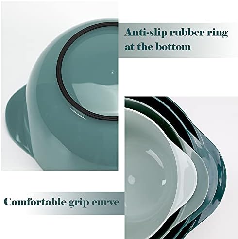BoxedHome Plastic Mixing Bowl Set of 4, BPA free - Image 6