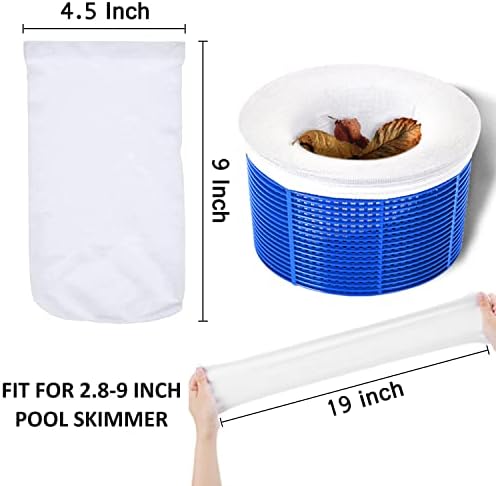 100 Pack Pool Skimmer Socks, Pool Filter Socks Works Perfect - Image 2