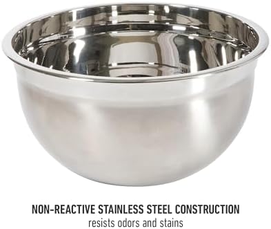 Calphalon Orbit Mixing Bowl Set, 3-Piece Stainless Steel Mixing Bowls - Image 4
