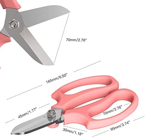 Housolution Flower Scissors, Premium Steel Garden Pruning Shears - Image 6
