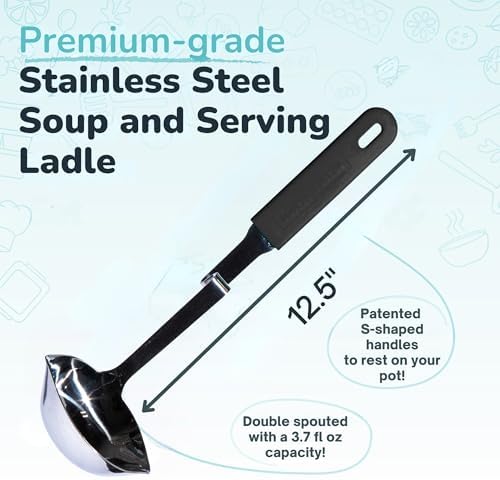 Souper Cubes Soup Ladle Stainless Steel - Image 4