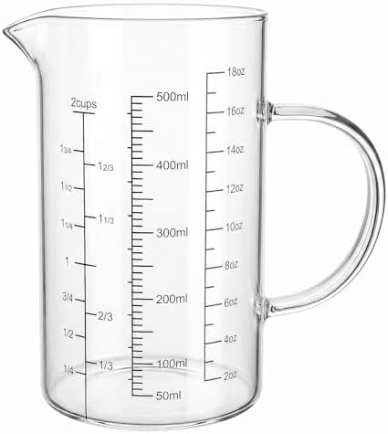 Graduated Glass Measuring Cup by BOMEX