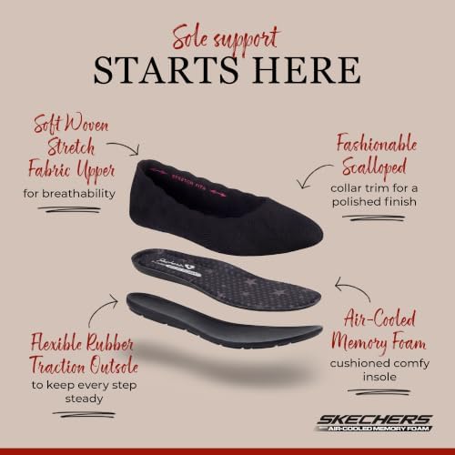 Skechers Women's Cleo Bewitch Ballet Flat - Image 5