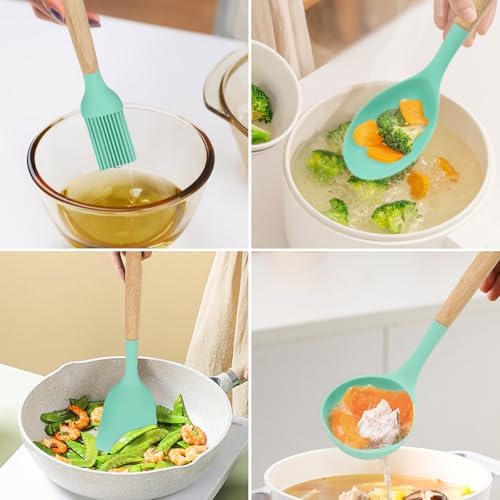 12-Piece Silicone Kitchen Utensils Set - Image 6