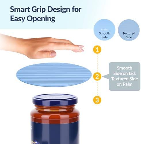 NiHome Silicone Jar Opener Gripper Pads, 6 in - Image 4