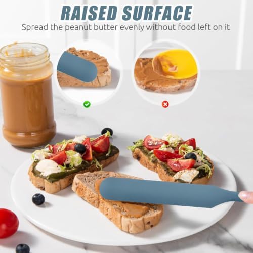 Silicone Jar Spatula, Non-Stick Heat Resistant Kitchen Thin Spatula, Sourdough - Image 6