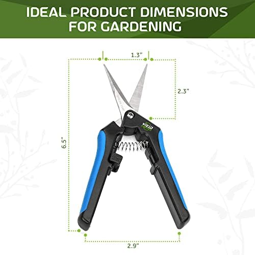 Hydroponic 2Pack Microtip Straight blade/Curved Blade Flower Leaf Trimmer - Image 5