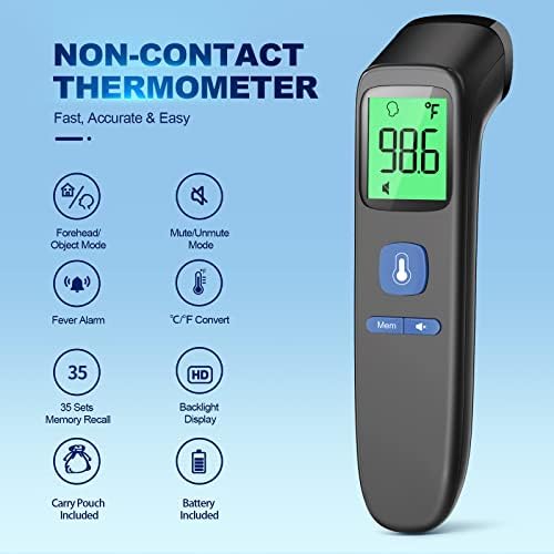 No-Touch Thermometer for Adults, 1-Sec Fast Accurate - Image 2