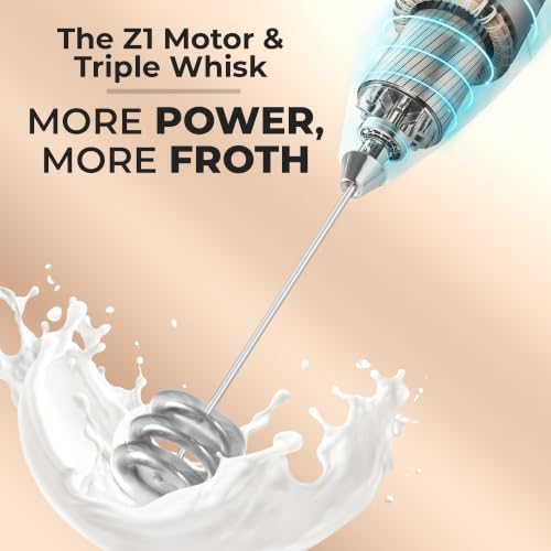 Zulay Kitchen Powerful Milk Frother Wand - Image 3
