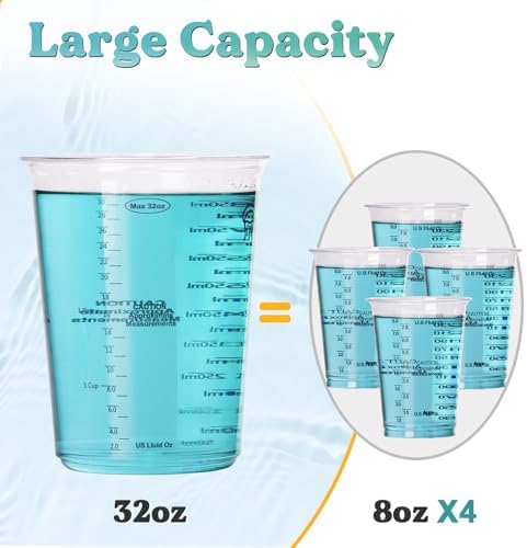 LET'S RESIN 32 oz Resin Mixing Cups, 45-Piece Kit - Image 2