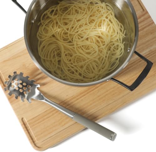 Calphalon Edge Pasta Server, Stainless Steel Pasta Serving Spoon - Image 7