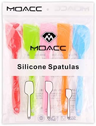 Silicone Spatulas, 8.5 inch Small Rubber Spatula Seamless One Piece Design Heat - Image 7