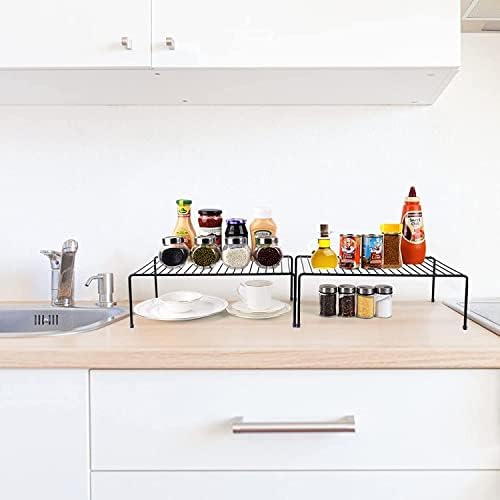 Large Cabinet Storage Shelf Rack, Shelves，Kitchen Counter and Cabinet Shelf - Image 4