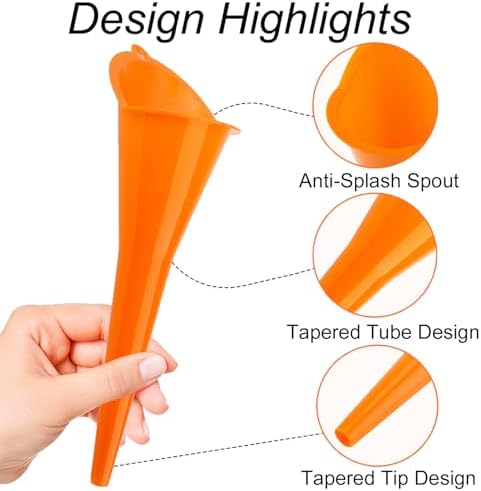 3-Pack Long-Neck Oil Funnels, Gas & Transmission Fluid - Image 3