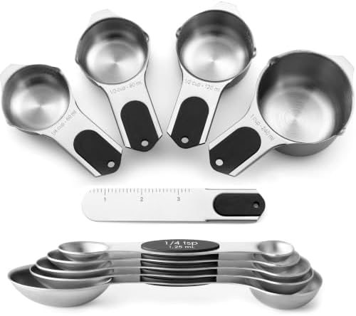 Spring Chef Magnetic Measuring Cups & Spoons Set of 9 by SpringChef