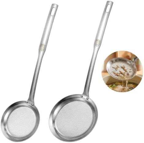 2Pcs Strainers Fine Mesh, Stainless Steel Mesh Strainer by Unknown