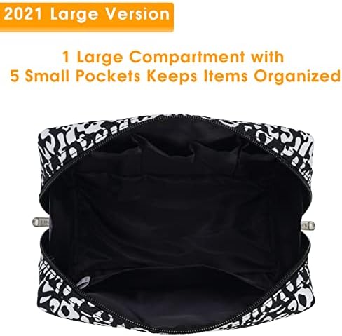 Narwey Makeup Bag Travel Toiletry Bag, Cosmetic Bag - Image 3