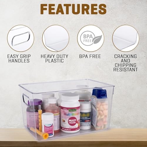 Clear Plastic Storage Bins - Image 4