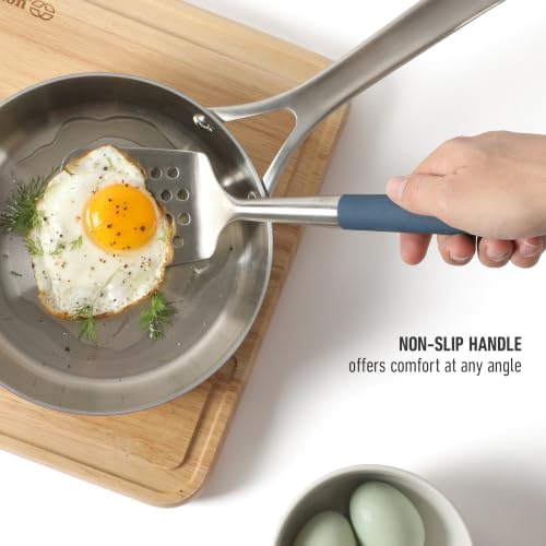 Calphalon Slotted Turner, Kitchen Flipping Spatula, Stainless Steel - Image 6