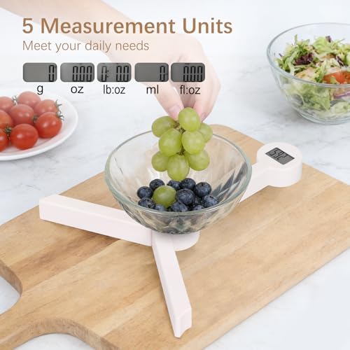 Folding Food Scale, Digital Kitchen Scale, Portable Food Scale Travel Scale - Image 4