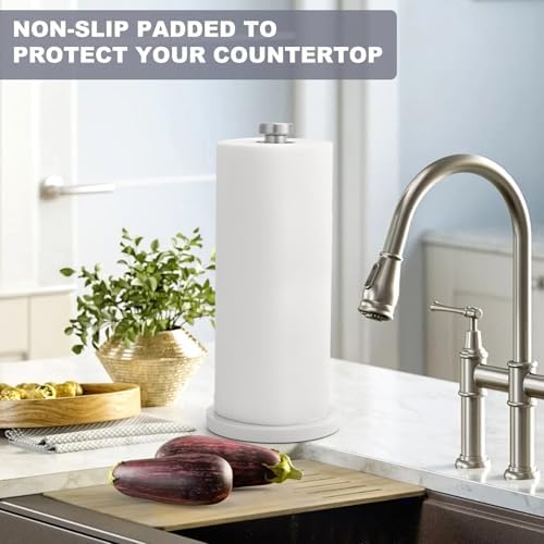 Standing Paper Towel Holder, Kitchen Paper Towel Roll Holder- - Image 7