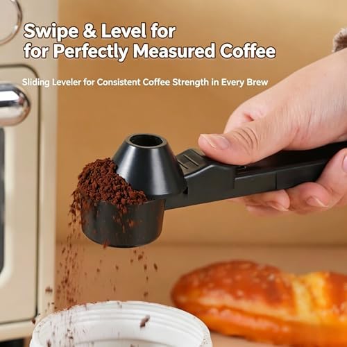 2 Pack Coffee Scoop with Funnel, 2 TBSP Reusable K Cup Powder Scoop - Image 4