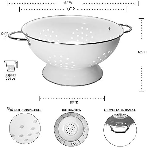 Reston Lloyd Calypso Basics Extra Large Enameled Colander - Image 2