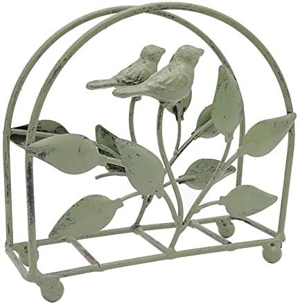 Cast Iron Bird & Tree Classic Napkin Holder/Tabletop Freestanding Tissue - Image 2