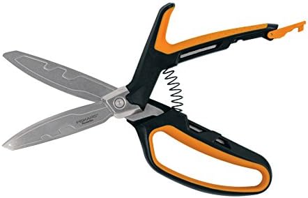 Fiskars Pro 10" PowerArc Easy Action Shears, Heavy Duty Utility Scissors - Image 2