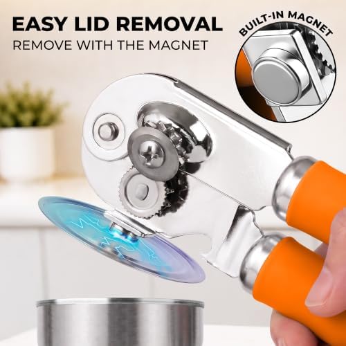 Zulay Kitchen Stainless Steel Swing Open Manual Can Opener Comfortable Grip - Image 7