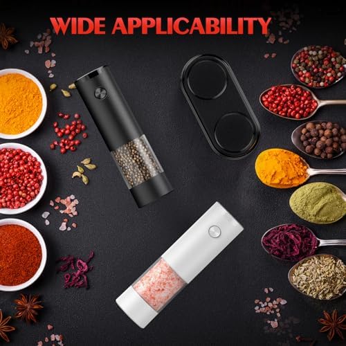 Electric Salt and Pepper Grinder Set Automatic Grinder - Image 6